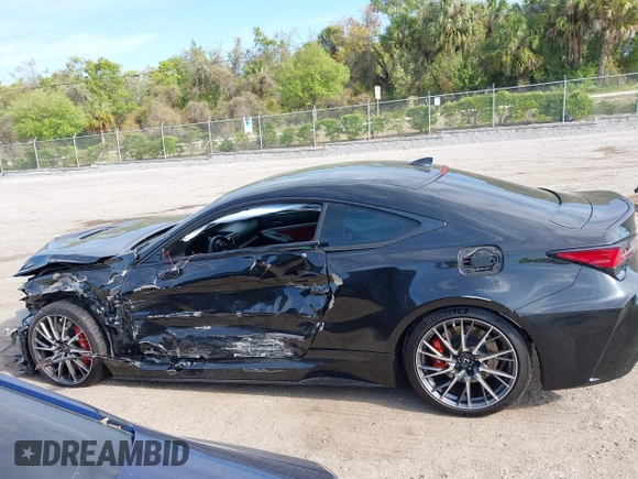 2022 Lexus RC F with VIN JTHDP5BC4N5008628, listed as a IAAI auction lot 41909560 with 40,367 mi miles and . Bid and sale history available at DreamBid. Image 15.