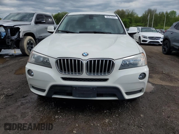 2014 BMW X3 xDrive28i with VIN 5UXWX9C51E0D17523, listed as a Copart auction lot 56364895 with 155,656 mi miles and Clean Title. Bid and sale history available at DreamBid. Image 5.