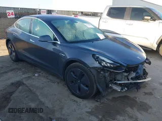 2018 Tesla Model 3 Long Range Battery with VIN 5YJ3E1EB0JF170215, listed as a IAAI auction lot 41969004 with 81,704 mi miles and . Bid and sale history available at DreamBid. Image 1.