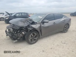 2024 Nissan Sentra SV z VIN 3N1AB8CV8RY228547, wystawiony jako Copart lot #55117855 z przebiegiem 12 194 mil mil oraz Szkoda całkowita • Salvage title. Historia ofert i sprzedaży dostępna na DreamBid. Obrazek 1.