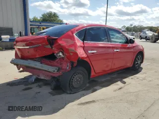 2016 Nissan Sentra SV with VIN 3N1AB7AP4GL676972, listed as a Copart auction lot 53526055 with 146,128 mi miles and Salvage Title. Bid and sale history available at DreamBid. Image 3.