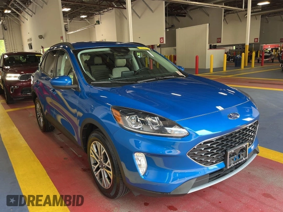 2021 Ford Escape SEL with VIN 1FMCU9H99MUA91420, listed as a IAAI auction lot 42569696 with 10,319 mi miles and . Bid and sale history available at DreamBid. Image 19.