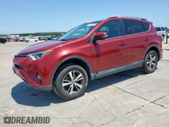 2018 Toyota RAV4 XLE with VIN 2T3WFREV0JW489613, listed as a Copart auction lot 61245005 with 46,253 mi miles and Salvage title. Bid and sale history available at DreamBid. Image 1.