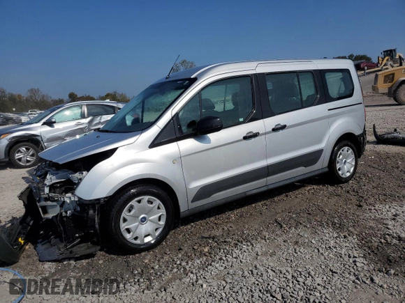 2018 Ford Transit Connect XL with VIN NM0GS9E70J1342253, listed as a Copart auction lot 77950224 with 42,649 mi miles and Salvage title. Bid and sale history available at DreamBid. Image 1.