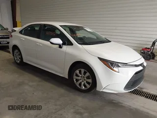 2024 Toyota Corolla LE with VIN 5YFB4MDE7RP131567, listed as a IAAI auction lot 42829602 with 38,340 mi miles and . Bid and sale history available at DreamBid. Image 1.