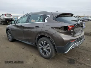 2017 Infiniti QX30 Luxury z VIN SJKCH5CR5HA036055, wystawiony jako Copart lot #79571703 z przebiegiem 47 152 mil mil oraz Szkoda całkowita • Salvage title. Historia ofert i sprzedaży dostępna na DreamBid. Obrazek 2.