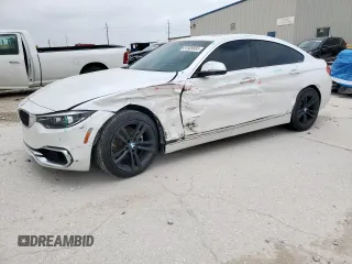 2019 BMW 4 Series 430i with VIN WBA4J1C55KBM18487, listed as a Copart auction lot 51509695 with 77,252 mi miles and Salvage Title. Bid and sale history available at carsss.com. Image 1.