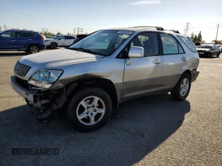 2002 Lexus RX 300 with VIN JTJGF10U320124642, listed as a Copart auction lot 84266434 with 184,985 mi miles and Salvage Title. Bid and sale history available at carsss.com. Image 1.