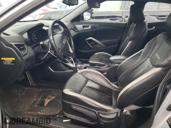 2013 Hyundai Veloster Turbo with VIN KMHTC6AE4DU096033, listed as a Copart auction lot 60004004 with 94,928 mi miles and Salvage title. Bid and sale history available at DreamBid. Image 7.