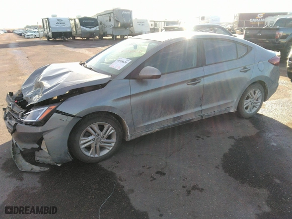 2019 Hyundai Elantra Preferred with VIN KMHD84LF1KU781751, listed as a IAAI auction lot 40728620 with 132,978 mi miles. Bid and sale history available at carsss.com. Image 19.