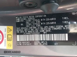 2016 Lexus NX 200t z VIN JTJYARBZ7G2033962, wystawiony jako IAAI lot #42275821 z przebiegiem 95 850 mil mil oraz . Historia ofert i sprzedaży dostępna na DreamBid. Obrazek 9.