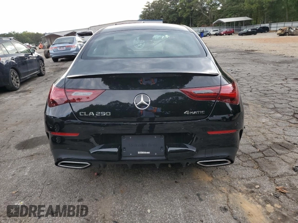 2024 Mercedes-Benz CLA 250 with VIN W1K5J4HB8RN478169, listed as a Copart auction lot 72189374 with 1,839 mi miles and Salvage title. Bid and sale history available at DreamBid. Image 6.