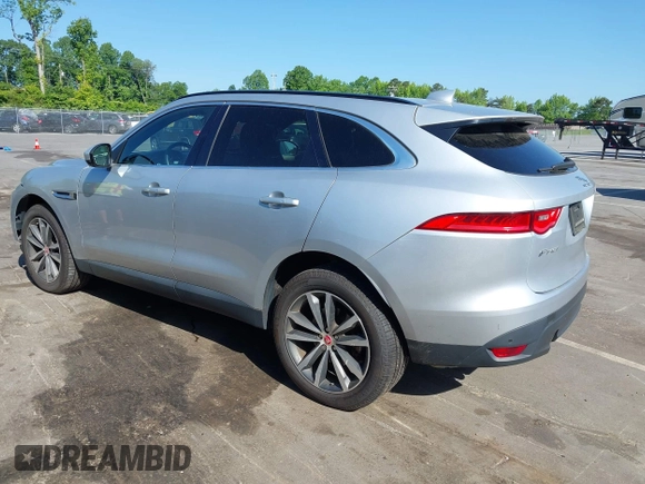 2018 Jaguar F-Pace 35t Prestige with VIN SADCK2EV7JA252495, listed as a IAAI auction lot 42182757 with 48,230 mi miles and . Bid and sale history available at DreamBid. Image 3.