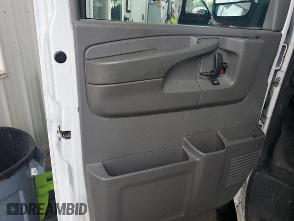 2014 Chevrolet Express Cargo with VIN 1GCWGFCA8E1121812, listed as a IAAI auction lot 42801147 with 128,506 mi miles and . Bid and sale history available at DreamBid. Image 24.