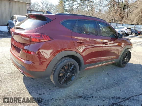 2019 Hyundai Tucson Sport with VIN KM8J33AL8KU920648, listed as a Copart auction lot 87434434 with 92,054 mi miles and Clean Title. Bid and sale history available at carsss.com. Image 3.