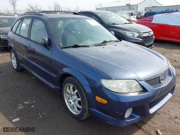 2002 Mazda Protege5 with VIN JM1BJ245621471672, listed as a IAAI auction lot 41769364 with NaN miles. Bid and sale history available at carsss.com. Image 1.