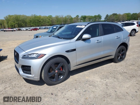 2017 Jaguar F-Pace 20d R-Sport with VIN SADCL2BN3HA098895, listed as a Copart auction lot 52218935 with 122,041 mi miles and Clean Title. Bid and sale history available at DreamBid. Image 1.
