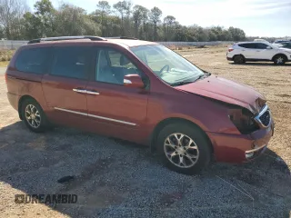 2014 Kia Sedona EX with VIN KNDMH4C75E6588878, listed as a Copart auction lot 45893185 with 109,464 mi miles and Salvage Title. Bid and sale history available at carsss.com. Image 4.