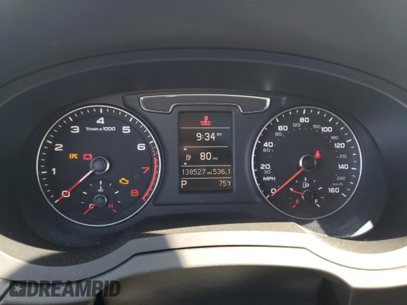 2017 Audi Q3 Premium with VIN WA1BCCFS0HR010488, listed as a Copart auction lot 54062635 with 138,527 mi miles and Clean Title. Bid and sale history available at carsss.com. Image 9.