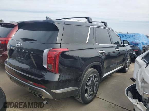 2024 Hyundai Palisade Limited z VIN KM8R54GE5RU686121, wystawiony jako Copart lot #47854675 z przebiegiem 17 167 mil mil oraz Szkoda całkowita • Salvage title. Historia ofert i sprzedaży dostępna na DreamBid. Obrazek 3.