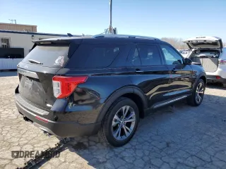 2020 Ford Explorer Platinum with VIN 1FM5K8HCXLGA26156, listed as a Copart auction lot 88987085 with 21,261 mi miles and Salvage Title. Bid and sale history available at carsss.com. Image 3.