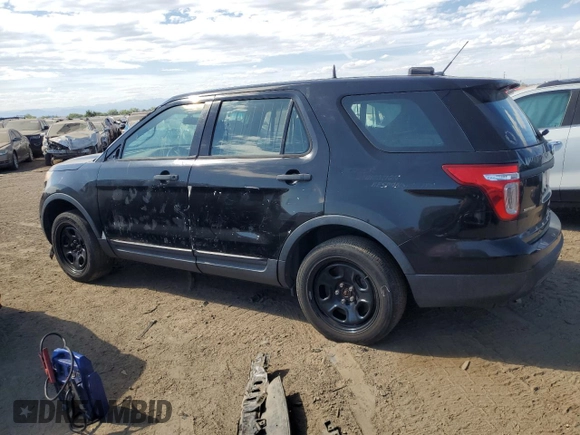 2013 Ford Utility Police Interceptor with VIN 1FM5K8AR6DGA63897, listed as a Copart auction lot 73133274 with 0 mi miles and Clean Title. Bid and sale history available at carsss.com. Image 2.