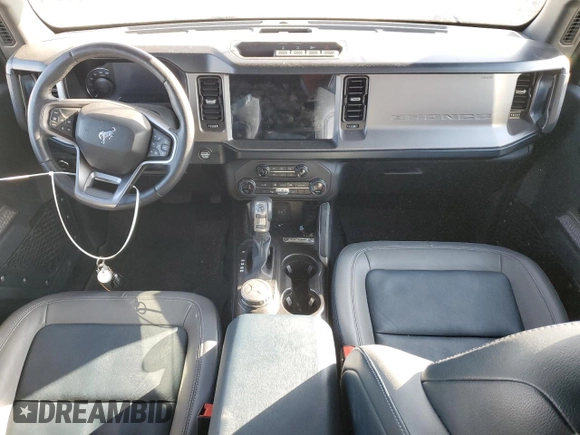 2021 Ford Bronco with VIN 1FMDE5DH6MLB02483, listed as a Copart auction lot 42617245 with 20,306 mi miles and Salvage title. Bid and sale history available at DreamBid. Image 8.