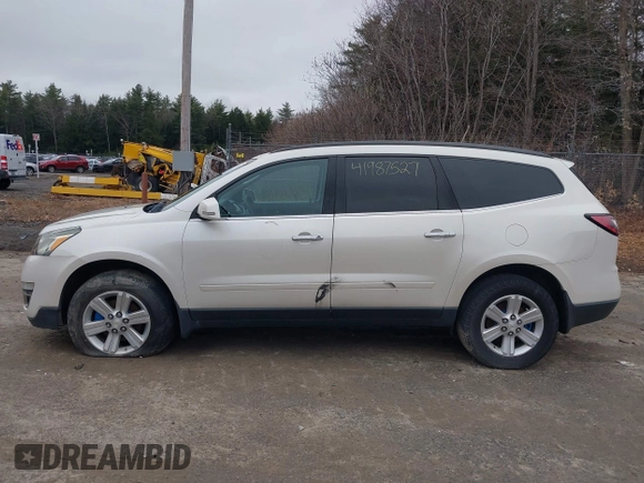 2013 Chevrolet Traverse LT with VIN 1GNKVGKD6DJ157719, listed as a IAAI auction lot 41987527 with 148,486 mi miles and . Bid and sale history available at DreamBid. Image 12.