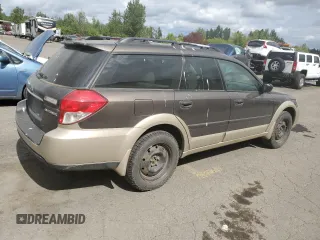 2008 Subaru Outback z VIN 4S4BP60C187346817, wystawiony jako Copart lot #54573395 z przebiegiem 146 279 mil mil oraz Szkoda całkowita • Salvage title. Historia ofert i sprzedaży dostępna na DreamBid. Obrazek 3.