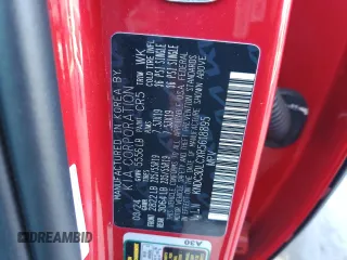 2024 Kia EV6 Wind with VIN KNDC3DLCXR5618895, listed as a Copart auction lot 52322005 with 19,049 mi miles and Salvage Title. Bid and sale history available at carsss.com. Image 13.