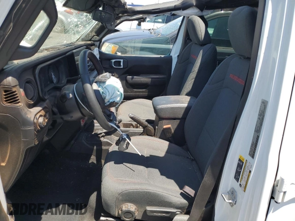 2024 Jeep Wrangler Rubicon with VIN 1C4PJXFG1RW300794, listed as a Copart auction lot 60173765 with 22,652 mi miles and Clean title. Bid and sale history available at DreamBid. Image 7.