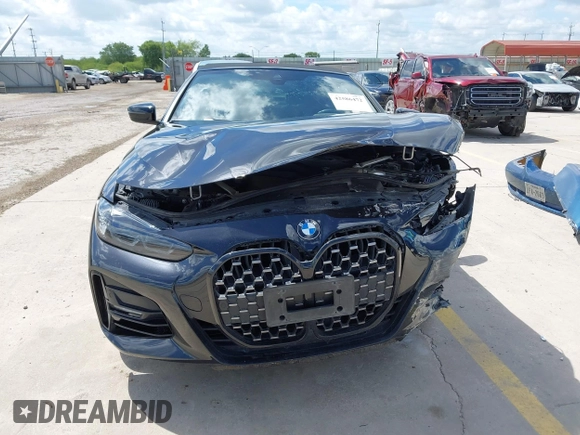 2023 BMW 4 Series 430i with VIN WBA23AT0XPCL41770, listed as a IAAI auction lot 42586472 with 38,241 mi miles and . Bid and sale history available at DreamBid. Image 12.