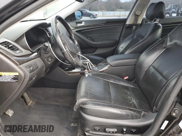 2014 Kia Cadenza Premium with VIN KNALN4D79E5152802, listed as a Copart auction lot 80728394 with 173,015 mi miles and Clean Title. Bid and sale history available at carsss.com. Image 7.