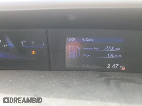 2012 Honda Civic LX с VIN 19XFB2F58CE034931, выставлен на аукционе Copart как лот 56919385 с пробегом 264 478 миль миль и Списание • Salvage title. История ставок и продаж доступна на DreamBid. Изображение 9.