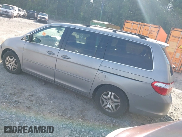 2007 Honda Odyssey EX-L z VIN 5FNRL38757B055931, wystawiony jako IAAI lot #42240198 z przebiegiem 186 954 mil mil oraz . Historia ofert i sprzedaży dostępna na DreamBid. Obrazek 3.