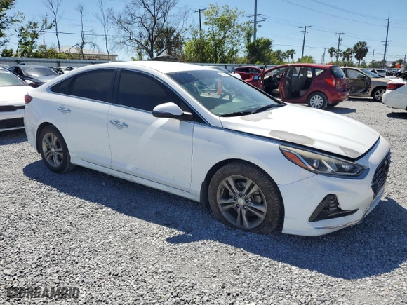 2018 Hyundai Sonata SEL with VIN 5NPE34AF5JH618538, listed as a Copart auction lot 49676145 with 92,658 mi miles and Salvage Title. Bid and sale history available at carsss.com. Image 4.