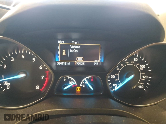 2019 Ford Escape Titanium with VIN 1FMCU9J98KUB93072, listed as a Copart auction lot 61931205 with 64,412 mi miles and Salvage title. Bid and sale history available at DreamBid. Image 9.