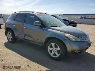 2005 Nissan Murano SL with VIN JN8AZ08W75W439014, listed as a Copart auction lot 50821545 with 184,992 mi miles and Salvage Title. Bid and sale history available at carsss.com. Image 4.