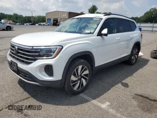 2025 Volkswagen Atlas SE с VIN 1V2HR2CA1SC555919, выставлен на аукционе Copart как лот 62876785 с пробегом 2 377 миль миль и На запчасти • Non repairable. История ставок и продаж доступна на DreamBid. Изображение 1.