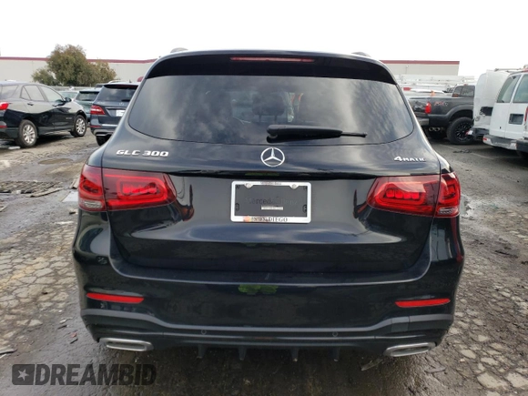 2021 Mercedes-Benz GLC with VIN W1N0G8EB8MF882311, listed as a Copart auction lot 36476333 with 0 mi miles. Bid and sale history available at carsss.com. Image 6.