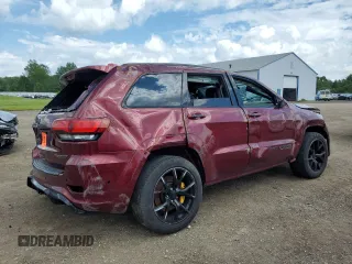 2018 Jeep Grand Cherokee Trackhawk with VIN 1C4RJFN94JC344008, listed as a Copart auction lot 63209125 with Not provided miles and Salvage title. Bid and sale history available at DreamBid. Image 3.