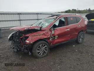2016 Nissan Rogue SV z VIN 5N1AT2MV5GC842527, wystawiony jako Copart lot #51506105 z przebiegiem 98 047 mil mil oraz Szkody całkowita. Historia ofert i sprzedaży dostępna na DreamBid. Obrazek 1.