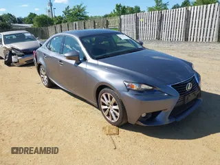 2015 Lexus IS 250 with VIN JTHBF1D27F5076348, listed as a IAAI auction lot 42322715 with 169,582 mi miles and . Bid and sale history available at DreamBid. Image 1.