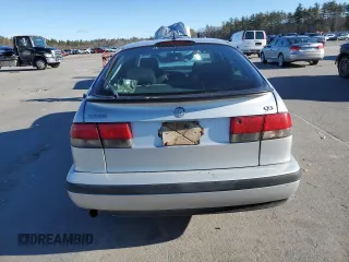 2001 Saab 9-3 with VIN YS3DD58H612057122, listed as a Copart auction lot 84796504 with 121,510 mi miles and Salvage Title. Bid and sale history available at carsss.com. Image 6.