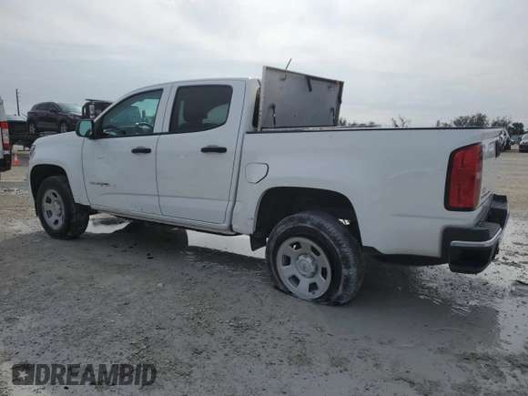 2022 Chevrolet Colorado 2WD Work Truck with VIN 1GCGSBEN7N1330793, listed as a Copart auction lot 88318955 with 36,284 mi miles and Salvage title. Bid and sale history available at DreamBid. Image 2.