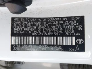 2010 Toyota Prius with VIN JTDKN3DU3A1095903, listed as a IAAI auction lot 42162529 with 136,716 mi miles and . Bid and sale history available at DreamBid. Image 9.