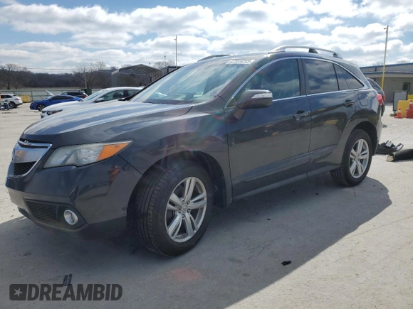 2014 Acura RDX Tech Pkg with VIN 5J8TB3H56EL015232, listed as a Copart auction lot 47569255 with 142,912 mi miles and Salvage Title. Bid and sale history available at carsss.com. Image 1.