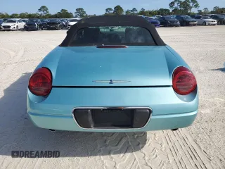 2002 Ford Thunderbird Hardtop Premium with VIN 1FAHP60A32Y108035, listed as a Copart auction lot 41422055 with 28,863 mi miles and Salvage Title. Bid and sale history available at DreamBid. Image 6.