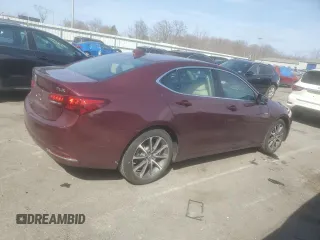 2015 Acura TLX V6 with VIN 19UUB2F37FA020307, listed as a Copart auction lot 48229895 with 69,128 mi miles and Salvage Title. Bid and sale history available at carsss.com. Image 3.
