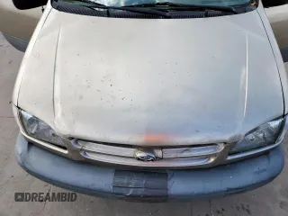 2000 Toyota Sienna LE with VIN 4T3ZF13C2YU218417, listed as a Copart auction lot 63328035 with 263,439 mi miles and Salvage title. Bid and sale history available at DreamBid. Image 12.